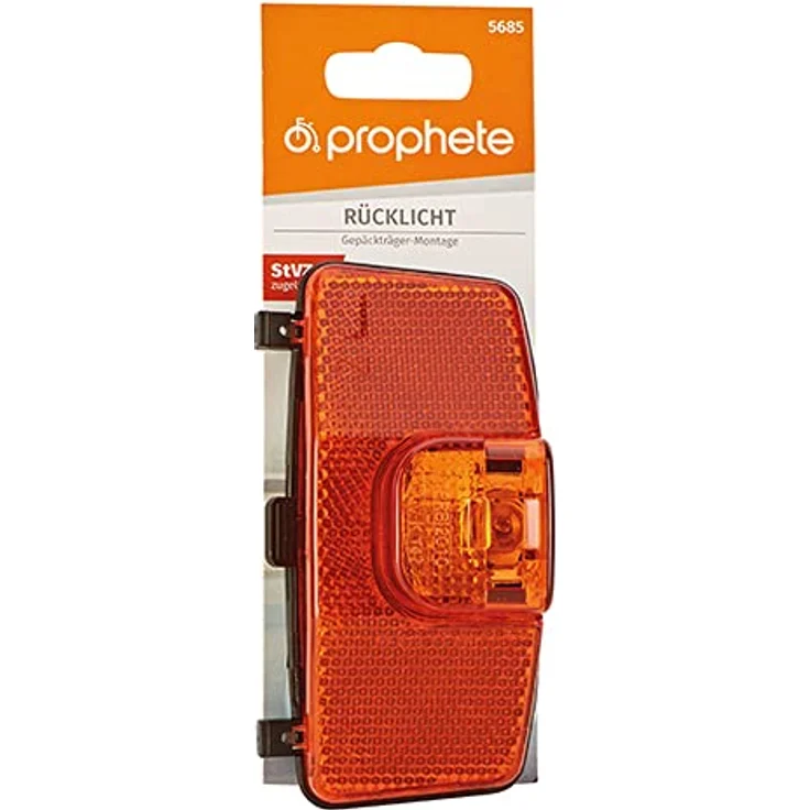 Prophete Fahrradbeleuchtung | Rücklicht Gepäckträger | Länge:160mm Breite:60 Höhe:50mm – Bild 8