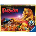 Ravensburger Faraon Brettspiel zum 25. Jahrestag, Pyramiden Schatzsuche, 1-5 Spieler, ab 7 Jahren