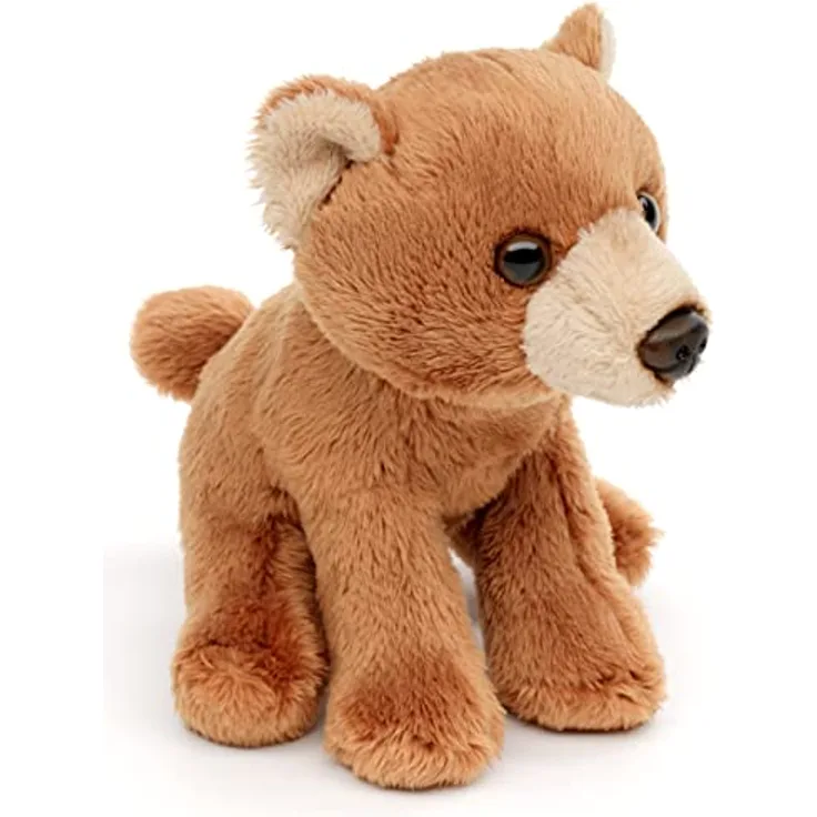 Uni-Toys - Braunbär Plushie - 13 cm (Länge) - Plüsch-Bär - Plüschtier, Kuscheltier