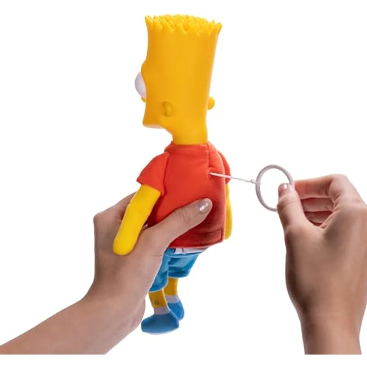 Jakks Pacific Simpsons Plüschfigur sprechend Bart 33 cm *Englische Version* mit Pull String Activation – Bild 2