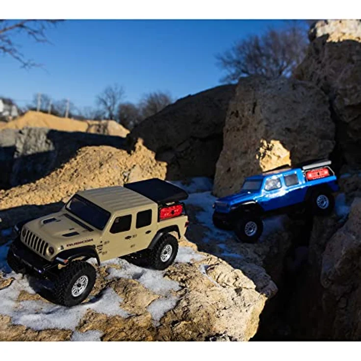 Axial 1/24 SCX24 Jeep JT Gladiator 4WD Rock Crawler Brushed RTR, Beige – Bild 4