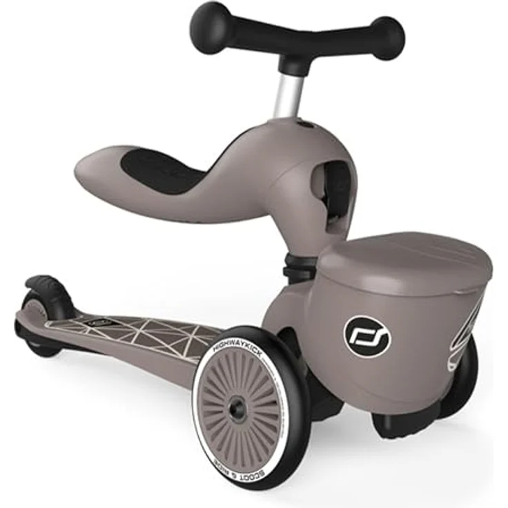 Scoot and Ride Scoot&Ride Highwaykick 1 Lifestyle - Rutscherfahrzeug und Scooter, 2in1 Kickboard/Kickboard mit Sitz, für Kinder von 1-5 Jahren, grün – Bild 2