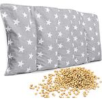 Amilian Kirschkernkissen Mikrowelle 55 x 20cm Wärmekissen Rücken Kirschkernkissen Nacken Schulter Wärmekompresse Körnerkissen Kinder Erwachsene Massagekissen Kältekissen Kirschkernkissen gross