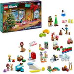 LEGO Friends Adventskalender 2024, vorweihnachtliches Kinderspielzeug mit 5 Charakteren und 3 Tieren, Lernspielzeug, Geschenkidee für Mädchen und Jungen ab 6 Jahren 42637
