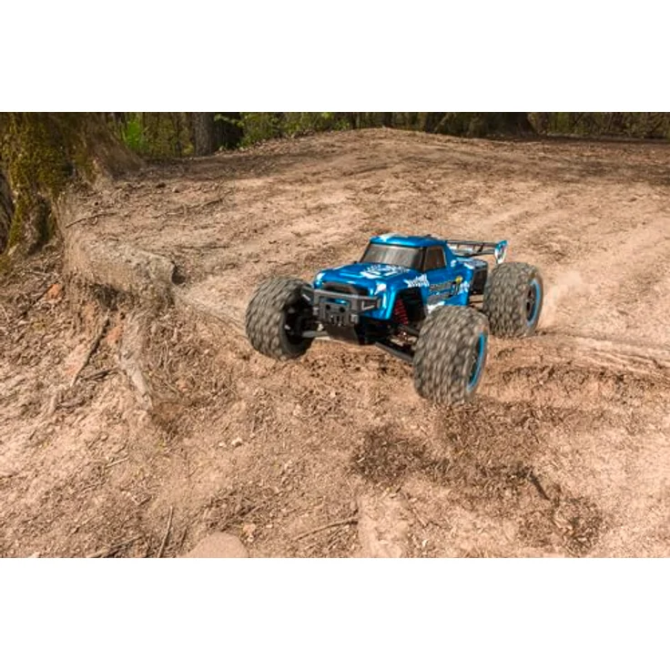 Carson 500404252 1:10 XS Stadium Fighter 100% RTR blau - Ferngesteuertes Auto, RC Buggy, inkl. Batterien und Fernsteuerung, Offroad Buggy – Bild 2