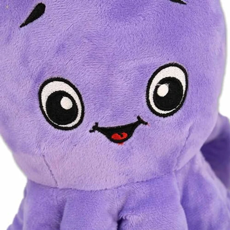 BEMIRO Oktopus Kuscheltier lila mit Matrosenmütze - ca. 30 cm – Bild 5
