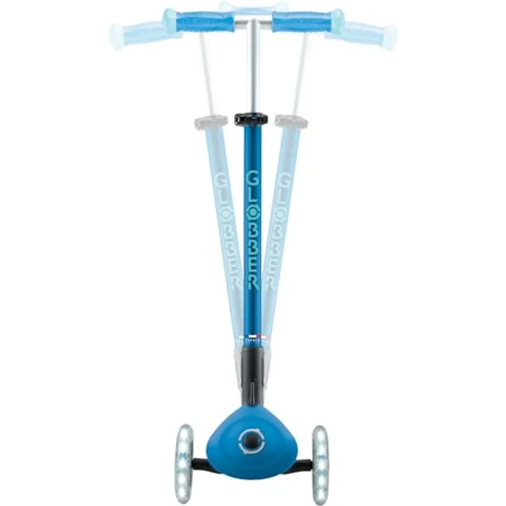 Globber Elite Glow Lights, 3-rädriger Scooter für Kinder 3-9 Jahre, höhenverstellbar, Glow-in-the-Dark, klappbar, bis 50 kg – Bild 5