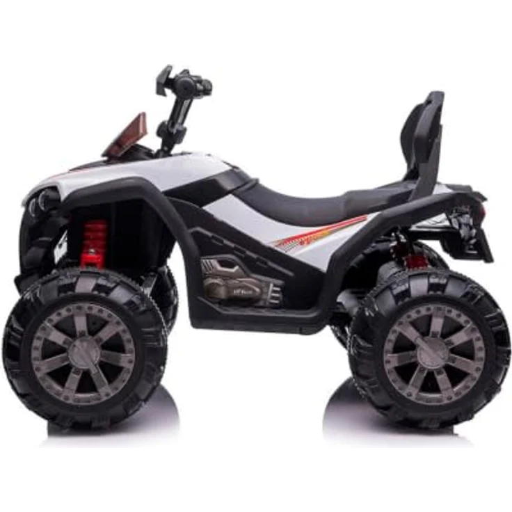 Chipolino Kinder Elektroquad ATV FX Sport, 2 Motoren, MP3-Anschluss, integrierte Lichter, weiß – Bild 4
