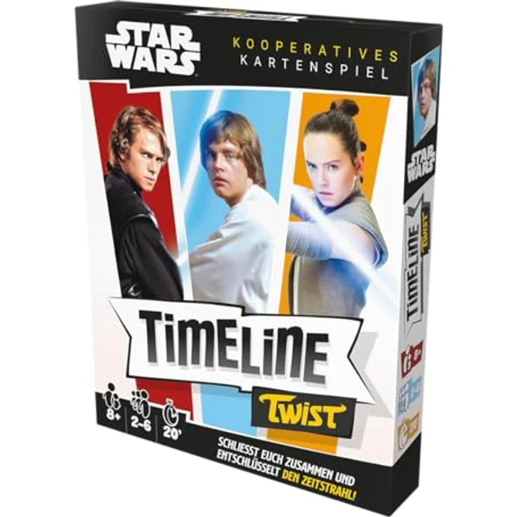 Zygomatic Timeline Twist: Star Wars, Familienspiel für 2-6 Spieler, ab 8 Jahren, 20 Minuten Spielzeit, Deutsch – Bild 3