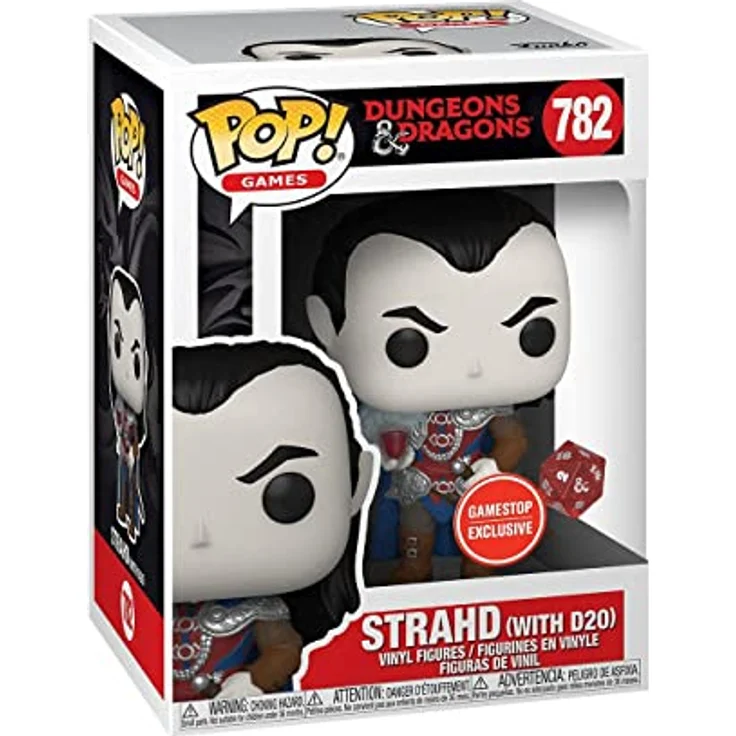 POP! Dungeons & Dragons 782 – Strahd Vinyl Figur mit Dice, Special Edition, One Size – Bild 2