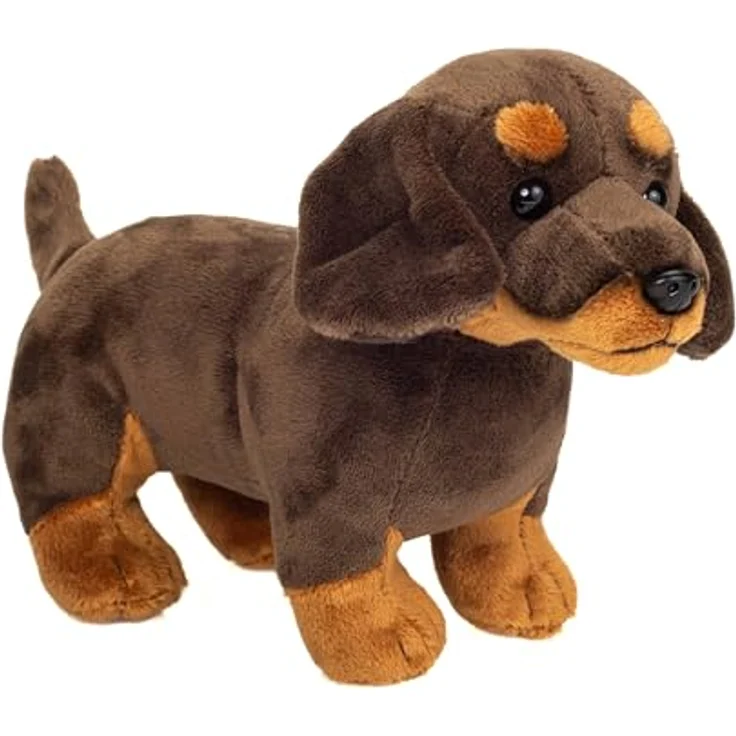 Teddy-Hermann Dackel stehend, 21 cm, 3-fach sortiert, Kuscheltier – Bild 2