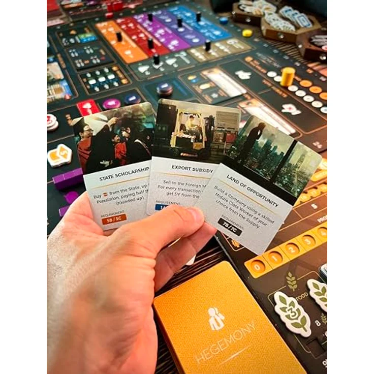 European Player Network Hegemony: Lead Your Class to Victory, strategisches Brettspiel für 2-4 Spieler, 14+ Jahre, Englisch – Bild 9