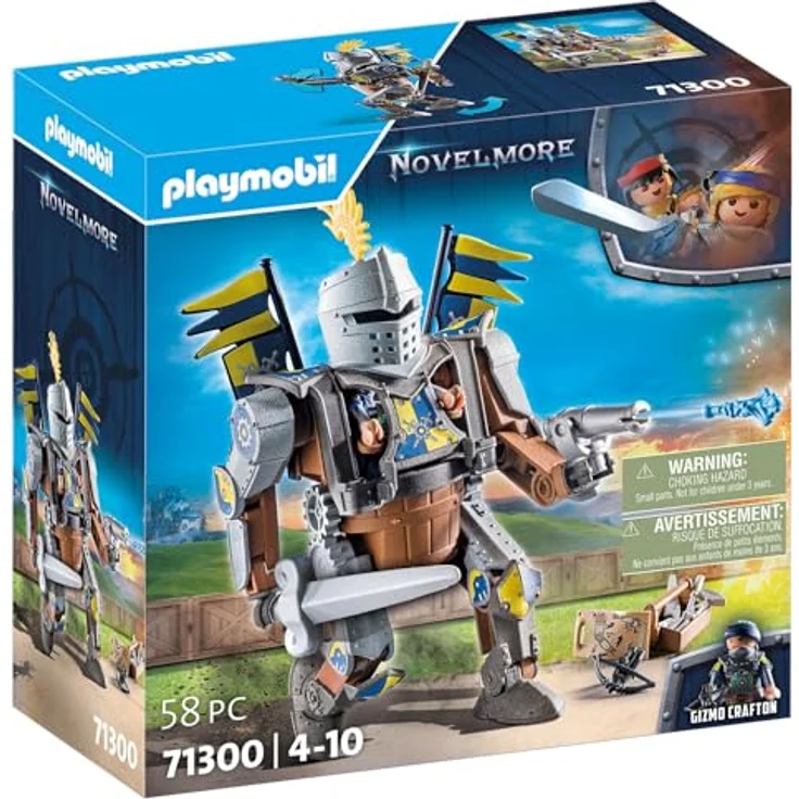 PLAYMOBIL Kampfroboter 71300, Playmobil Novelmore - ausgeklügelte Erfindung für den Guardian-Wettkampf – Bild 2