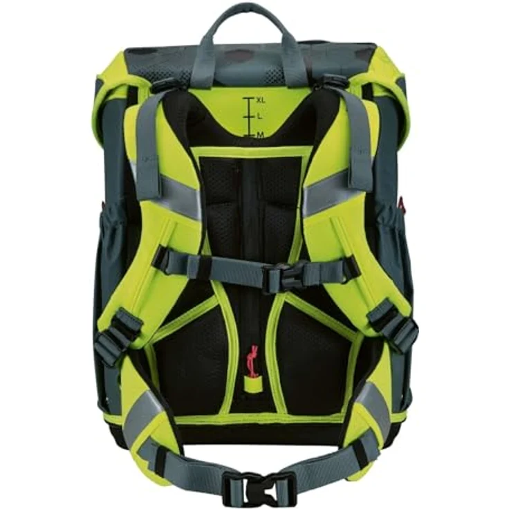 Scout Schulranzen Neo Exklusiv (4-tlg), Polyester, inklusive Sportbeutel, Schlamper-Etui und Reflexflächen, 21,5 l Volumen – Bild 4