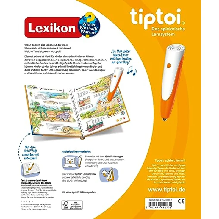Ravensburger tiptoi® Wieso? Weshalb? Warum? Lexikon, Kinderlexikon ab 4 Jahre, 688 g – Bild 2
