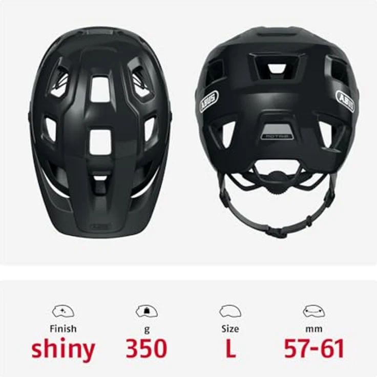 Abus MoTrip shiny black 57 - 61 cm – Bild 5