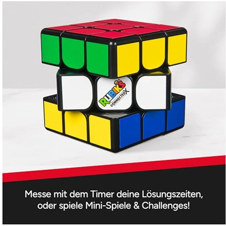 Spin Master Rubik's Connected X, Zauberwürfel mit Bluetooth-Integration und interaktiver App, inkl. Demobatterien – Bild 4