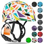 Apollo Skaterhelm Herren, Damen und Kinder | Kinderfahrradhelm | Verstellbar | Skateboard, Scooter, BMX Helm Kinder mit Drehrad-Anpassung | für Jungen und Mädchen | Verschiedene Größen und Farben