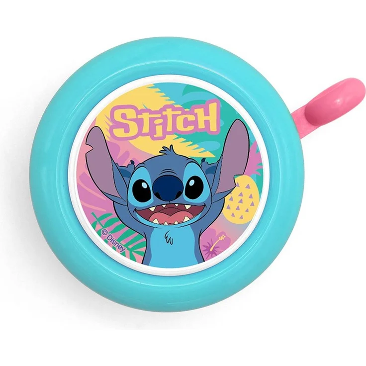 Seven Polska Fahrradklingel Disney "STITCH: smile Aloha" Bell, Ø 55mm, toller Sound, original Lizenzprodukt von Disney