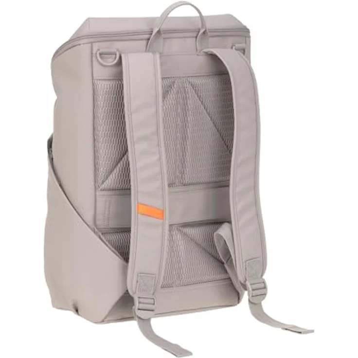 LÄSSIG Slender Up Backpack Wickelrucksack, Kinderwagenbefestigung, taupe – Bild 5