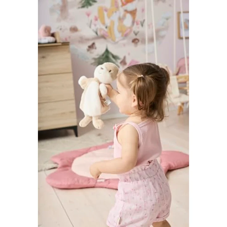 Sterntaler Kuscheltier L Hanni, Hase mit integrierter Rassel und weichem Polyester, waschbar bei 40 °C – Bild 7