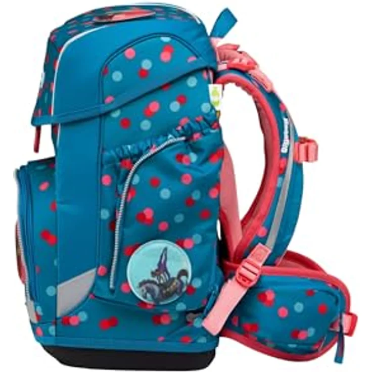 ergobag Schulranzen Set Cubo VoltiBär 5-teilig, ergonomisch, reflektierend, ab 1. Klasse, 19 Liter, 1100 g, PFC-frei – Bild 6