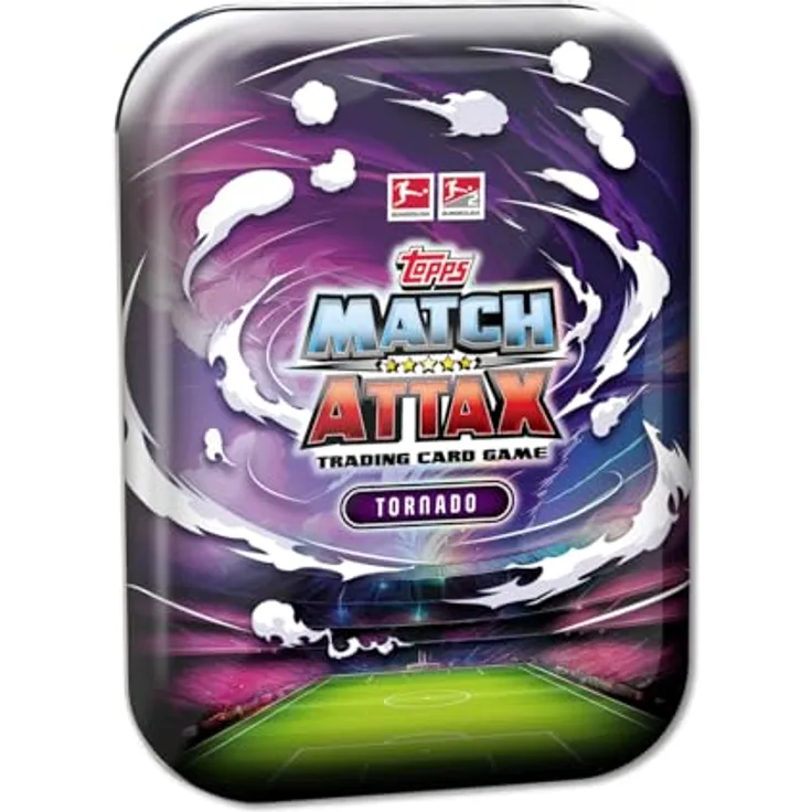 Topps Match Attax Bundesliga 2025/2026 – MINI TIN, Sammelkarten-Set mit 1 Mini Box, 3-fach sortiert