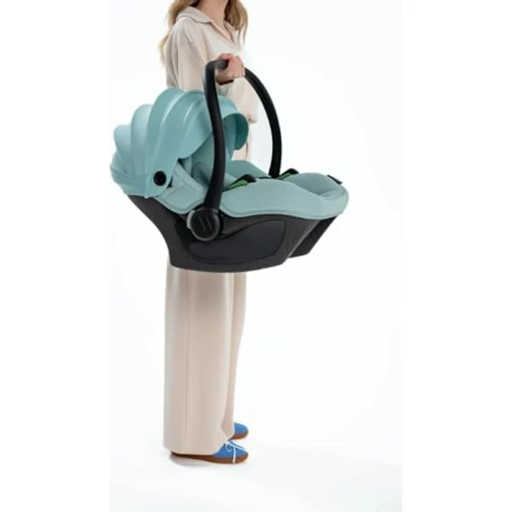 Avionaut Pixel 3 Babyschale, ultraleicht mit 24-fach anpassbarer Neugeborenen-Einlage, EPP-Sicherheitschale, AirFlow-Polsterung, Mint, 40–86 cm – Bild 7