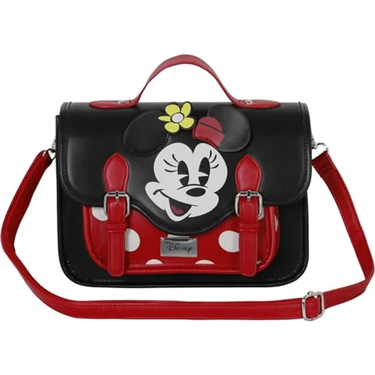 Karactermania Kindergartenrucksack MINNIE - Heady, umwandelbare Schulter- und Rucksacktasche mit Reißverschluss und Magnetverschluss, Mehrfarbig, 26x20x11 cm – Bild 2