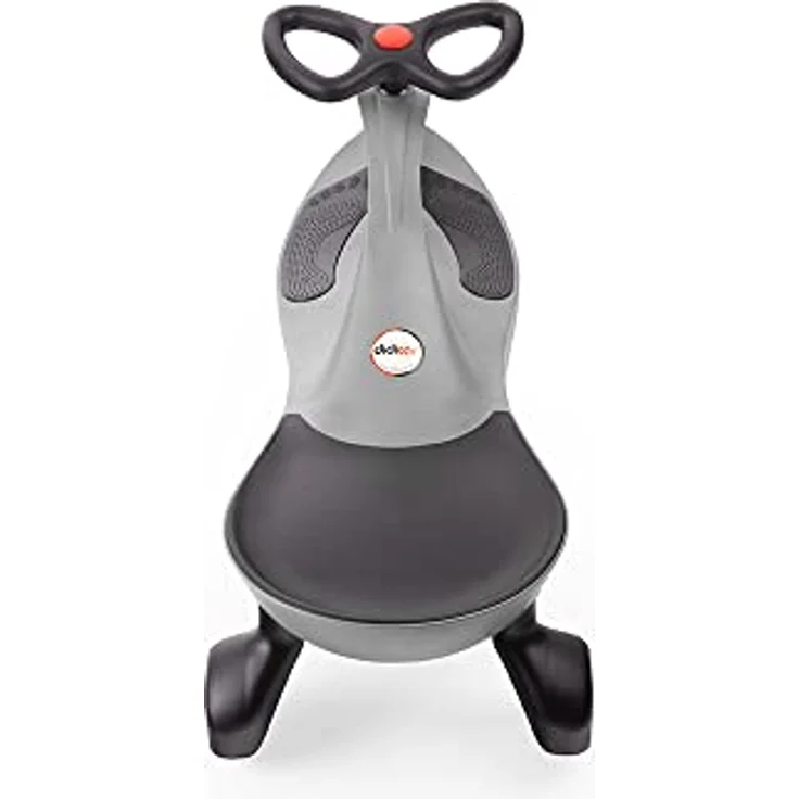 Bigjigs Loooauto Didicar, selbstbetriebenes Kinderfahrzeug, grau, bis 120 kg belastbar – Bild 3