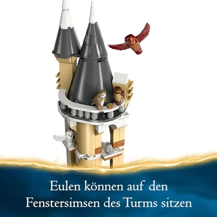 LEGO Harry Potter Eulerei auf Schloss Hogwarts, Abenteuer-Set mit 3 Mini-Figuren und Spielzeug-Tieren, für Kinder ab 8 Jahren – Bild 3