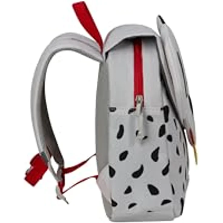 Samsonite Happy Sammies Disney - Kinderrucksack S, 27.5 cm, 7.5 L, Mehrfarbig (Dalmatian Patch) mit ergonomischen Rucksackriemen und reflektierenden Streifen, recyceltes Material – Bild 3