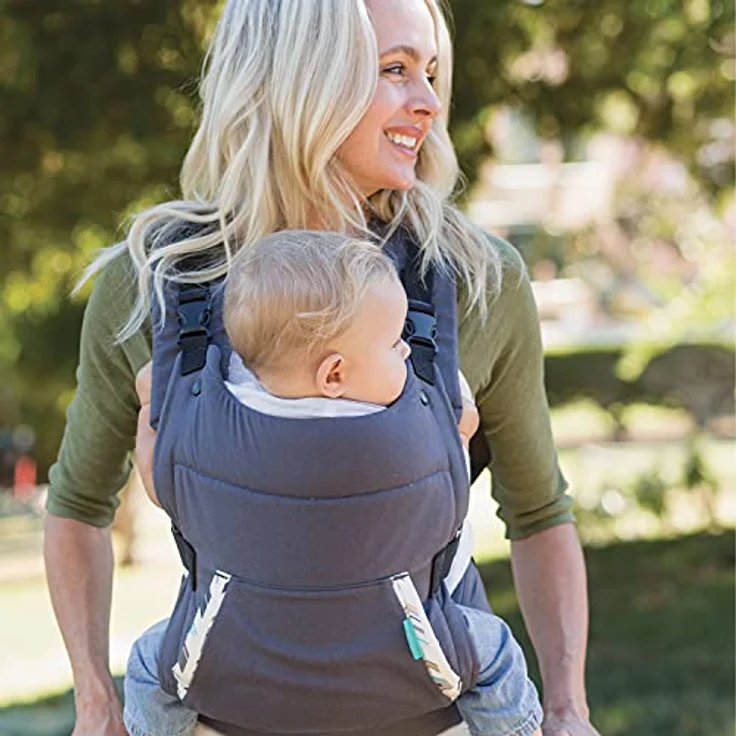 Infantino Cuddle Up Babytrage – Ergonomische Babytrage mit Fuchs-Kapuze und verstellbaren Schultergurten – Für Säuglinge und Kleinkinder von 5,4-18 kg – Bild 4