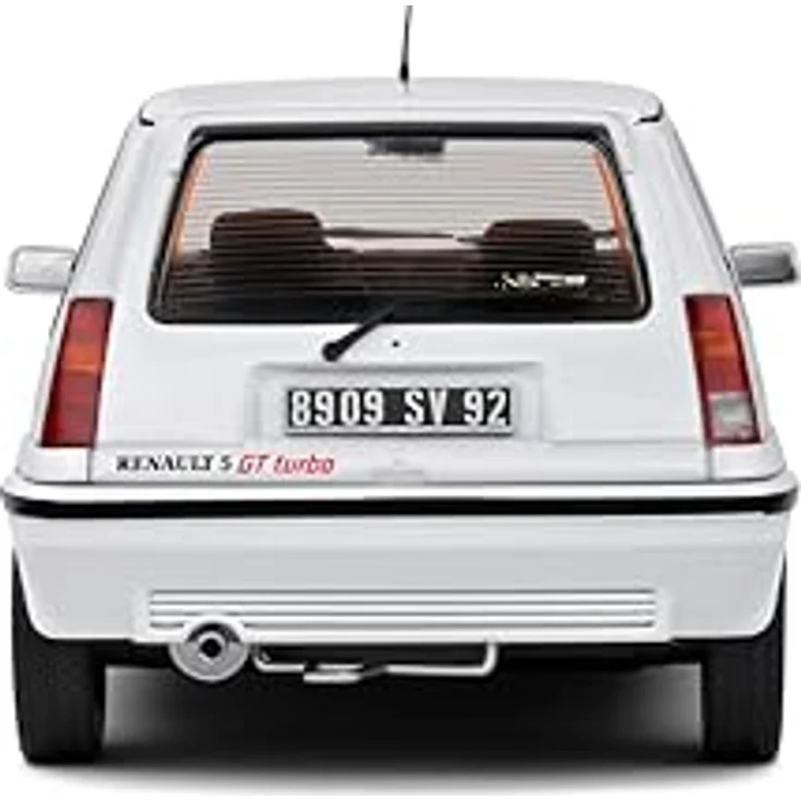 Solido 1:18 Renault 5 GT Turbo MK2 1989, Die-Cast Modellfahrzeug, weiß, mit Fensterkarton und Kunststoffsockel – Bild 4