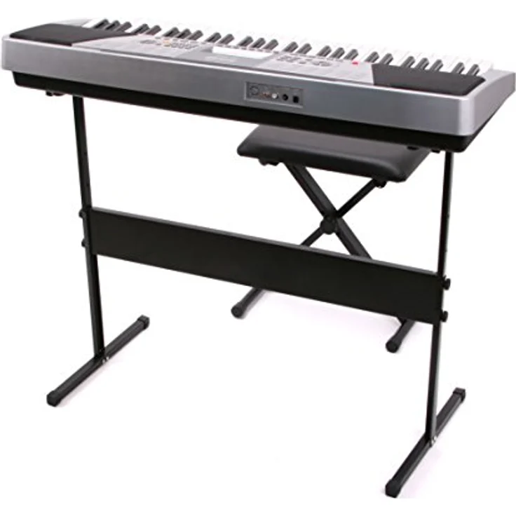 RockJam - RJ661-SK - Super Kit - 61 Tasten LCD Elektronisches Unterrichts-Keyboard mit Ständer, Hocker und Kopfhörer – Bild 12