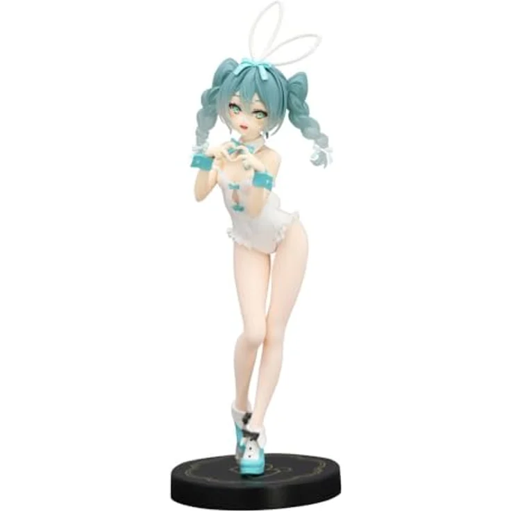 Furyu Hatsune Miku BiCute Bunnies PVC Statue, Rurudo White Color Ver., 27 cm – Bild 1