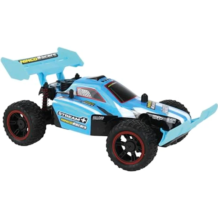 Chicos R/C Stream + 21 cm 1:18 NH93177 - Ferngesteuertes Buggy Auto, 15 km/h, 2,4 GHz, Ready-to-Run, Blau – Bild 5