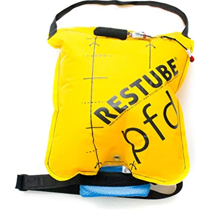 Restube PFD Schwimmboje, leichte Schwimmhilfe mit 75N Auftrieb, Tragegurt und hoher Sichtbarkeit