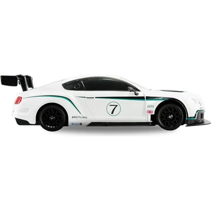 Amewi RC Drift Lizenz Bentley GT3 Continental, 1:18 Modellauto in Weiss, RTR mit LED-Beleuchtung und einstellbarer Höchstgeschwindigkeit – Bild 4