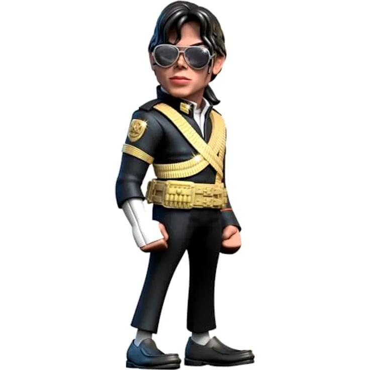 BANDAI Minix Sammelfigur Michael Jackson 10K, 12 cm, detailreiche Figur für Sammler und Musikfans, Geschenkidee