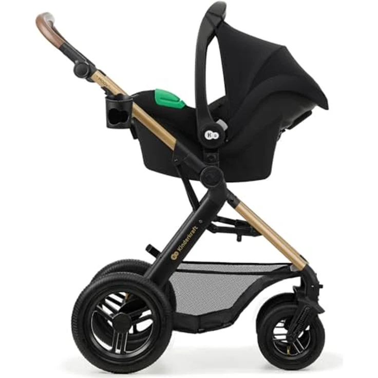 KinderKraft Moov 2 Air, 4-in-1 Kinderwagen mit umwandelbarem Sitz, aufblasbaren Rädern und Zubehörset – Bild 19