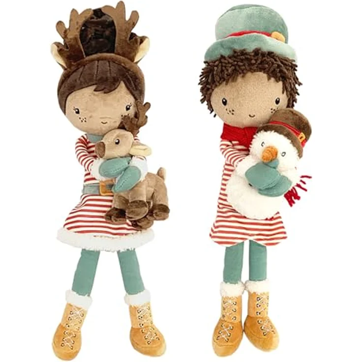 Little Dutch 4567 Stoffpuppe Kuschelpuppe Weihnachten Jake (35 cm) – Bild 3