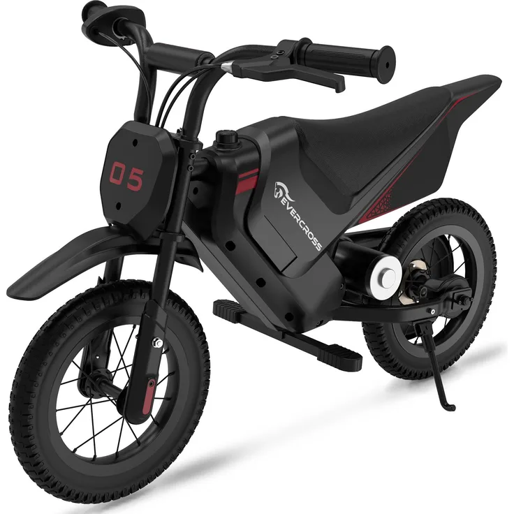 EVERCROSS TECH EV05M Elektromotorrad Kinder, Elektro Motocross mit 8/16 KMH Geschwindigkeitsmodus, 10 KM Reichweite, 150-Watt-Motor