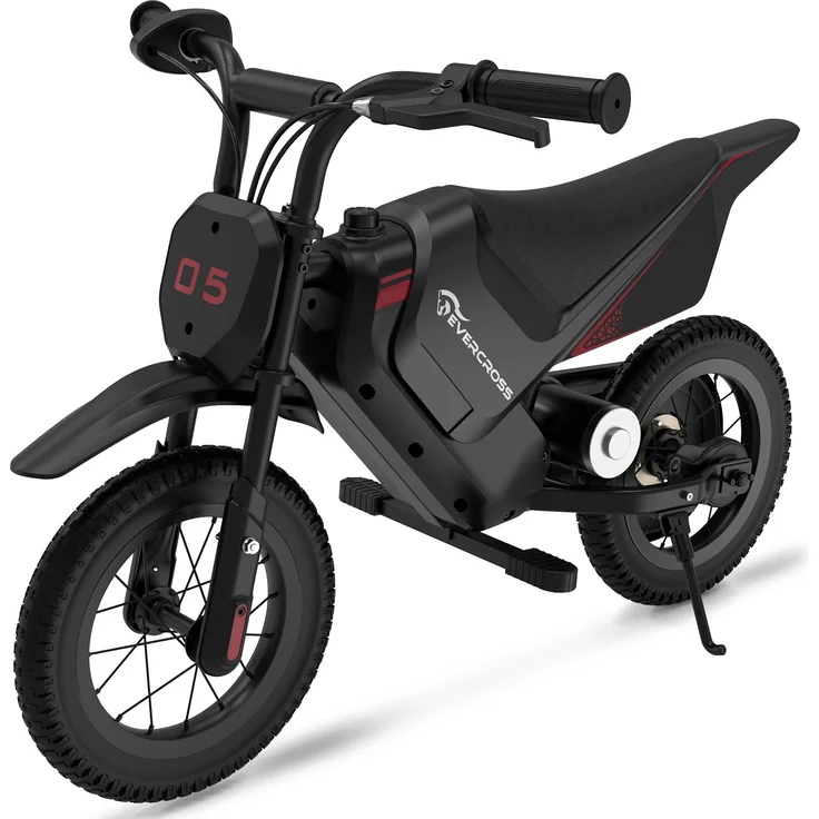 EVERCROSS TECH EV05M Elektromotorrad Kinder, Elektro Motocross mit 8/16 KMH Geschwindigkeitsmodus, 10 KM Reichweite, 150-Watt-Motor