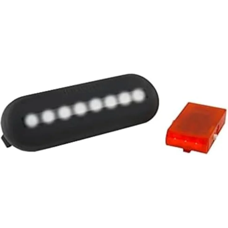 HUDORA Sicherheitspaket für BigWheel® Generation V, LED Front- und Rücklicht mit drei Funktionen und Energiesparmodus – Bild 1