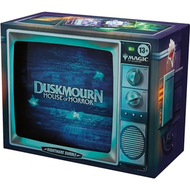 Magic The Gathering Duskmourn: Haus des Schreckens Nightmare-Bundle (Englische Version) - Sammler- und Play-Booster, Anwesen-Ländern, Promokarten und mehr - Preisvergleich