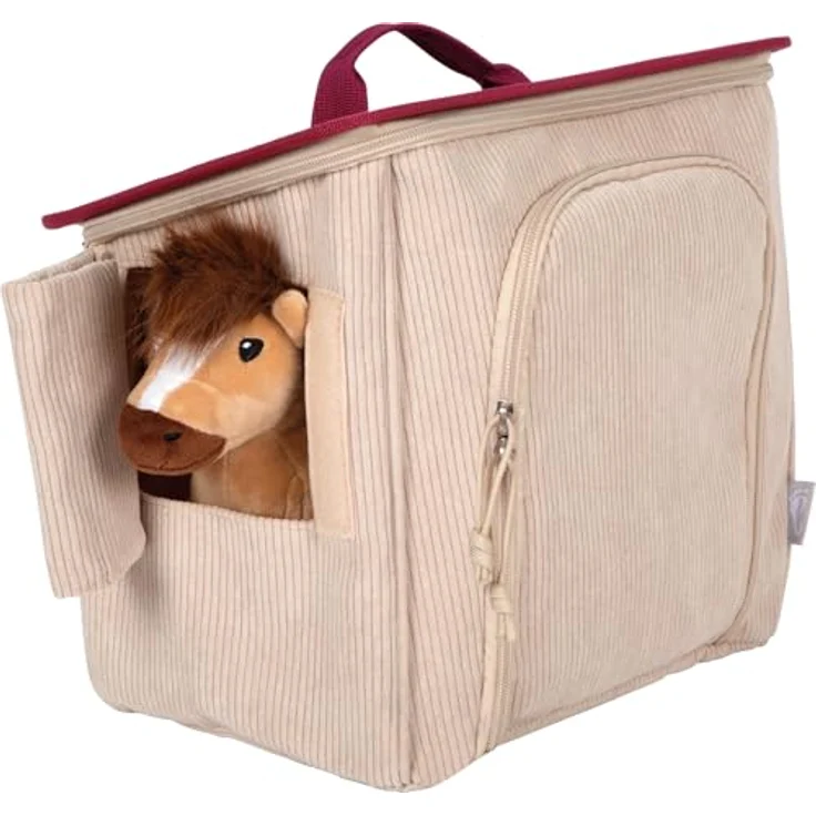 Small Foot Kuscheltier Spielset Pferd mit Stall und Zubehör, Plüschpferd, mehrfarbig, inkl. Taschenstall und modularer Zaun – Bild 12