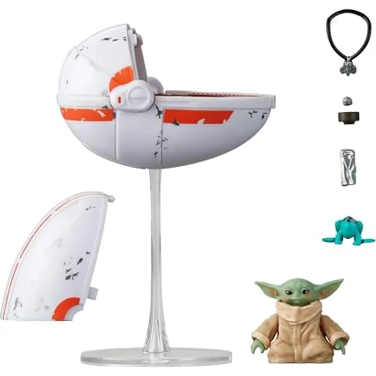 Star Wars Black Series Archive Collection, Grogu Actionfigur mit Kinderwagen und Zubehör, 15,2 cm – Bild 4