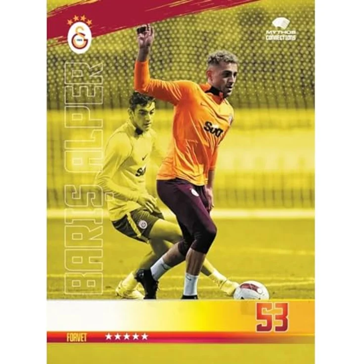 Jungengel Galatasaray Spielerkarten 23/24 Meister-Saison, limitierte Sammelkarten mit bekannten Spielern und Momenten – Bild 4