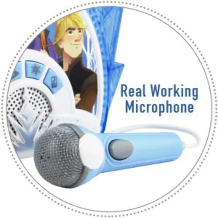 Disney Eiskönigin 2 / Frozen 2 Karaoke Maschine mit Mikrofon für Kinder - eKids FR-115V2 – Bild 10
